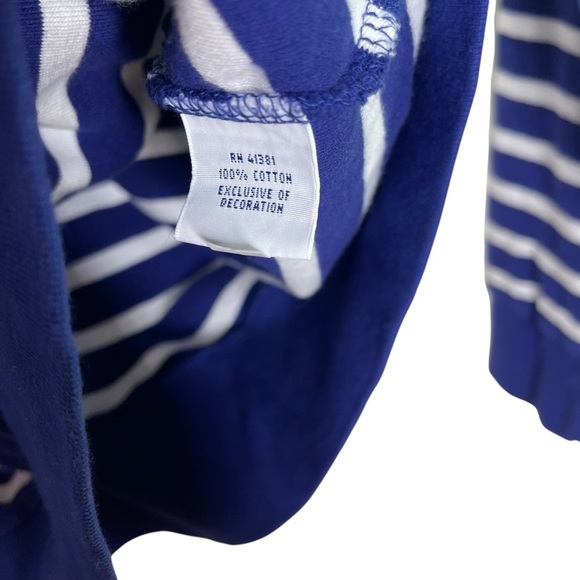 Polo by Ralph Lauren Vintage Long Sleeve Striped Pullover Cotton Top Size Large - Picture 6 of 7